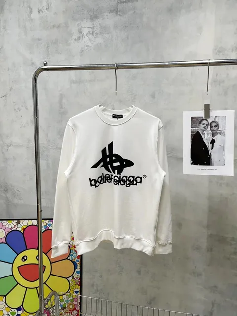 Balenciaga Crewneck Sweatshirt Logo Print