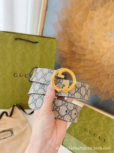 Gucci GG Marmont Belt Monogram Web