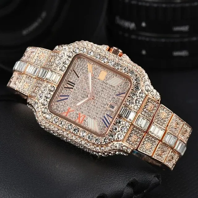 Santos de Cartier Full Pave Diamond