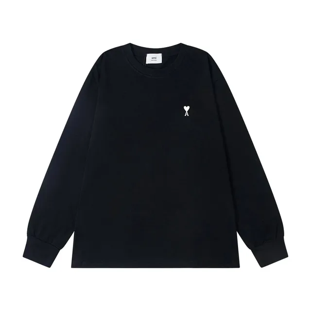 AMI Paris Long Sleeve Tee Heart Logo