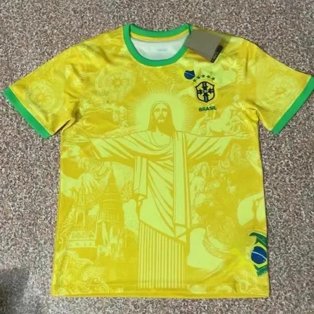 Nike Brazil National Team Jersey Christ the Redeemer Print