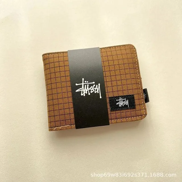 Stüssy Bifold Wallet Checkered Canvas