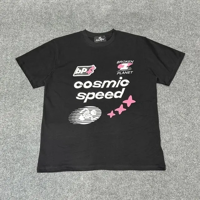 Broken Planet Cosmic Speed Tee BP Logo Print
