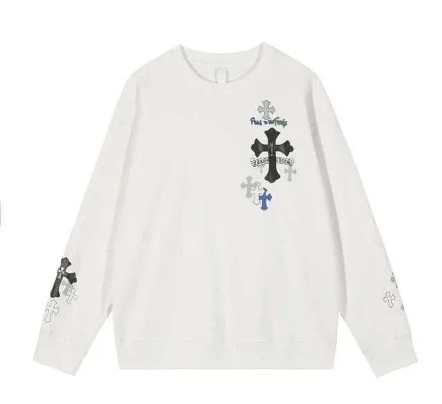 Chrome Hearts Crewneck Sweatshirt Cross Embroidery