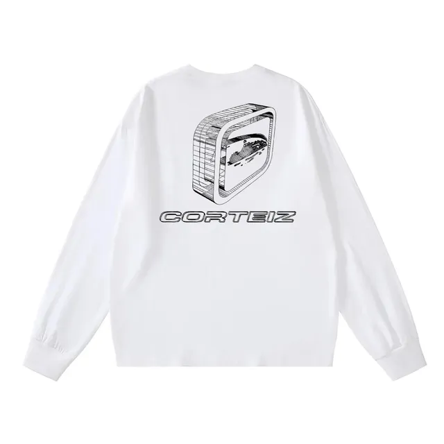 Long Sleeve Tee Corteiz Logo Print