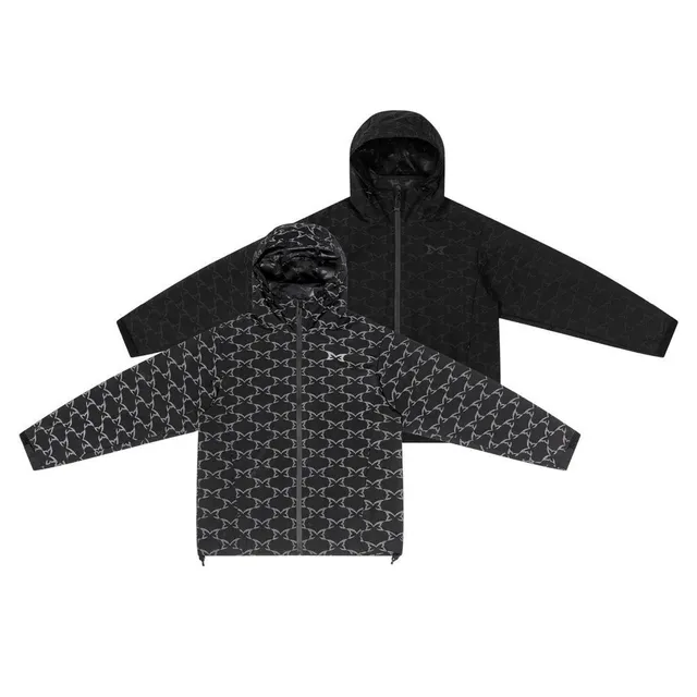 Mizuno Windbreaker Jacket All-Over Logo Print