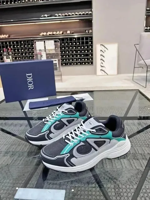 Dior B23 Low Teal and Black