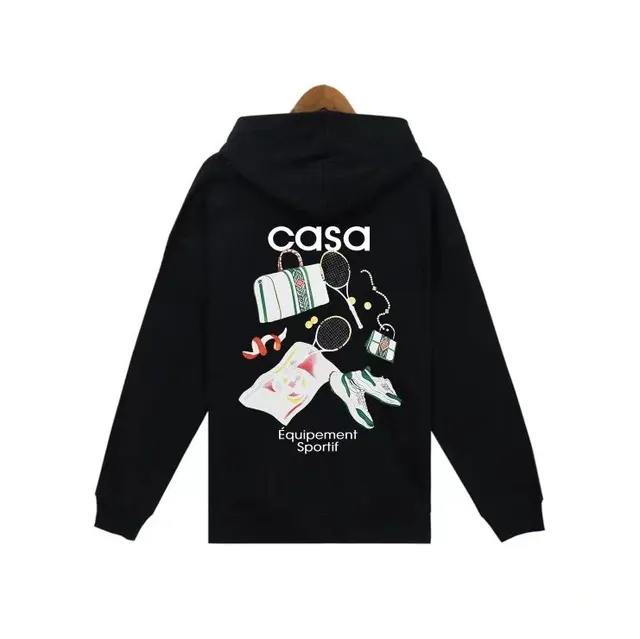 Casablanca Graphic Hoodie Sport Equipment Print