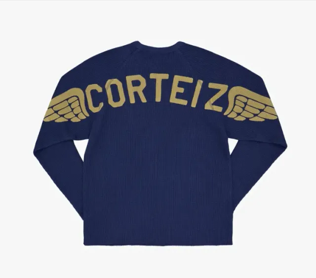 Corteiz Waffle Knit Sweater Wings Logo