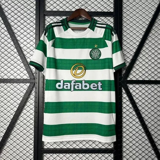 Adidas Celtic Home Jersey 2023/24 Green and White Hoops