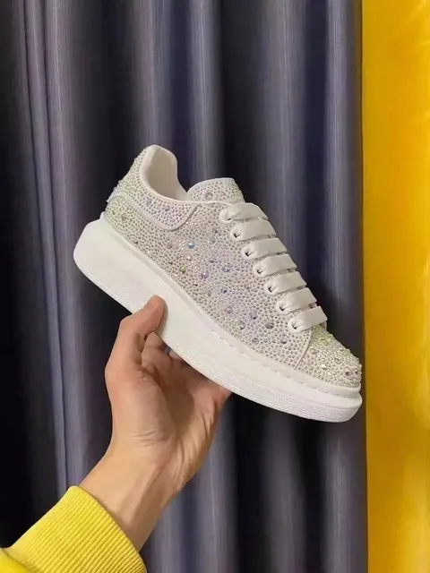 Alexander McQueen Oversized Sneaker Crystal-Embellished