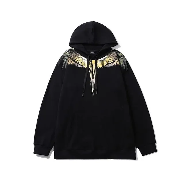 Marcelo Burlon Wings Hoodie Gold Wings
