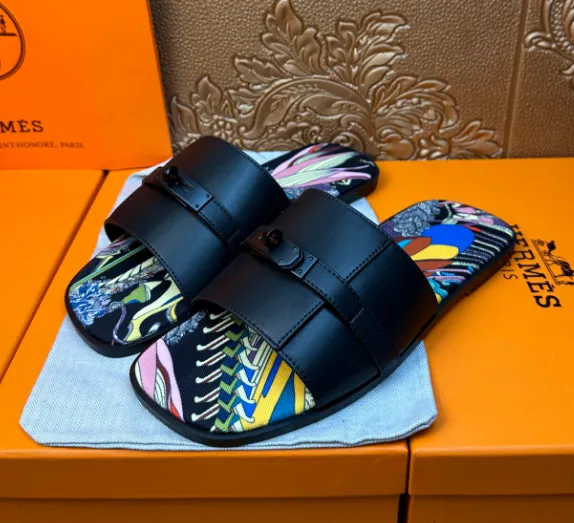 Hermès Oran Slide Multicolor Print