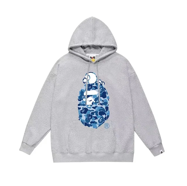 BAPE Shark Hoodie Camouflage Ape Head
