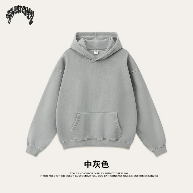 Broken Planet Hooded Sweatshirt Mid Grey