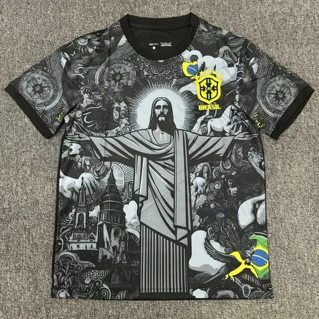 Nike Brazil National Team Jersey Christ the Redeemer Graphic