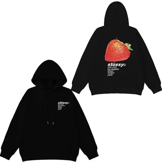 Stüssy Hoodie Strawberry Print