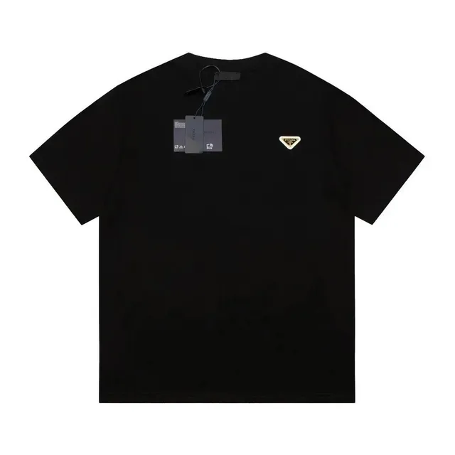 Prada Logo T-Shirt Triangle Logo