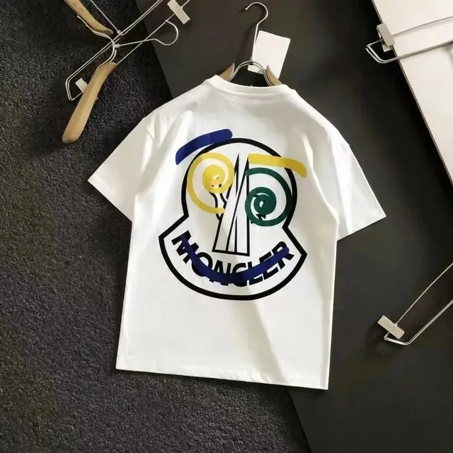 Moncler Graphic Tee Multi-Color Logo Print