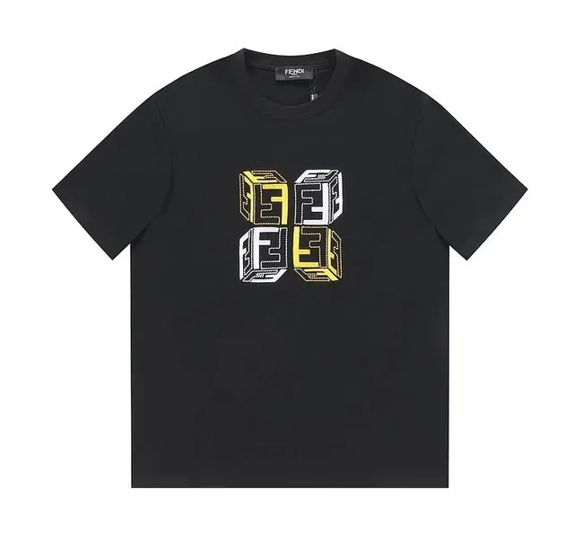 Fendi T-Shirt Cubed FF Logo
