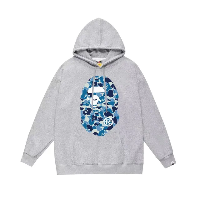 BAPE Shark Hoodie Camouflage Ape Head