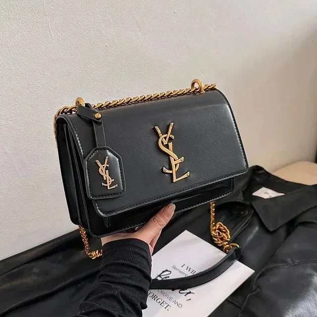 Saint Laurent Lou Lou Monogram Chain