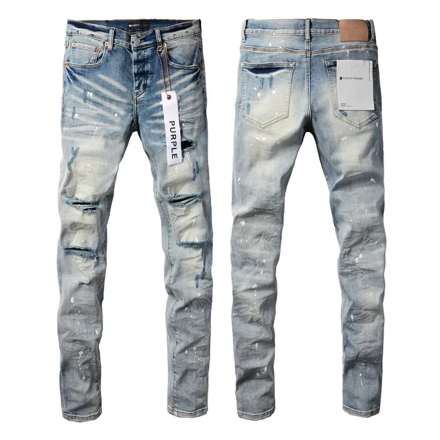Purple Brand Distressed Slim Fit Jeans