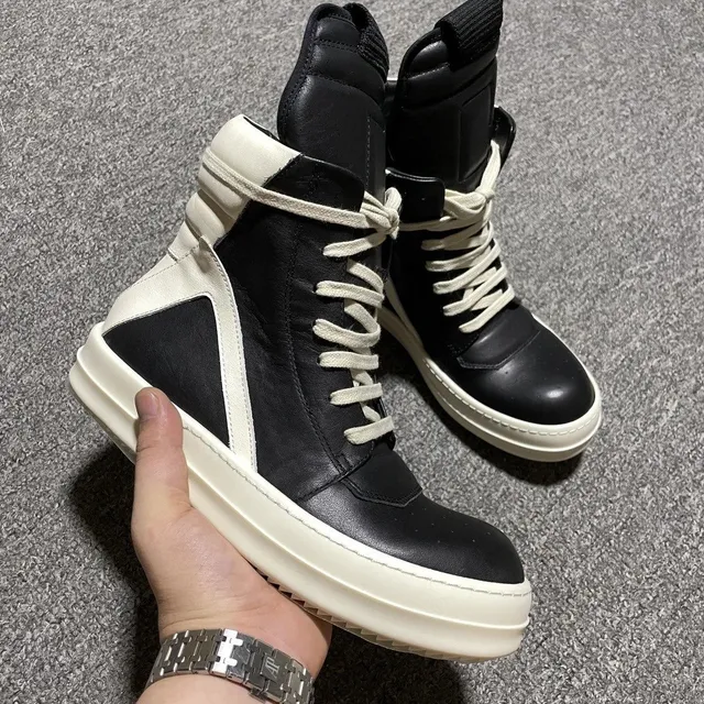 Rick Owens Drkshdw High Black and Cream