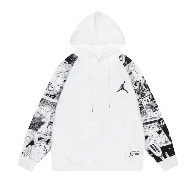 Jordan Hoodie Manga Print Sleeve