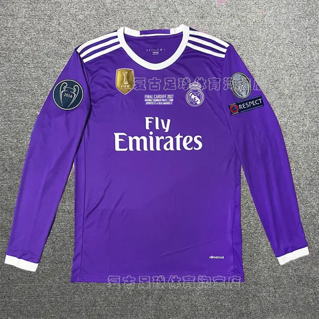Adidas Home Long Sleeve Jersey 2017 UEFA Champions League Final