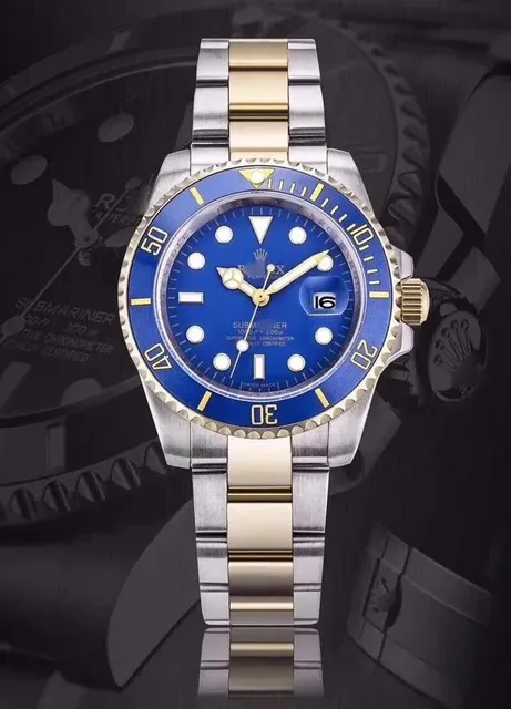 Rolex Submariner Two-Tone Blue Dial