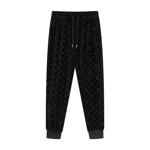 Louis Vuitton Monogram Velvet Joggers All-Over Monogram