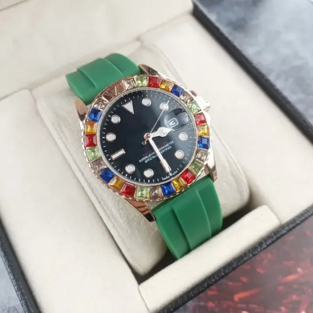 Rainbow yacht silicone green