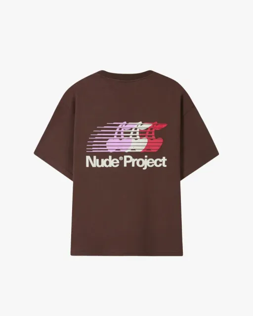 Nude Project Graphic Tee Cherry Speed Print