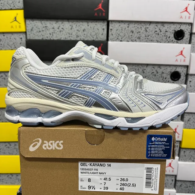 Asics GEL-KAYANO 14 White/Light Navy