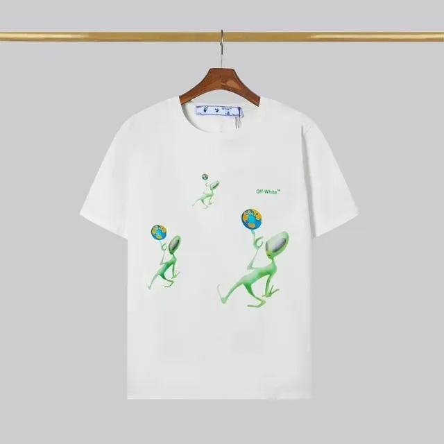Off-White Alien T-Shirt Green Alien Print