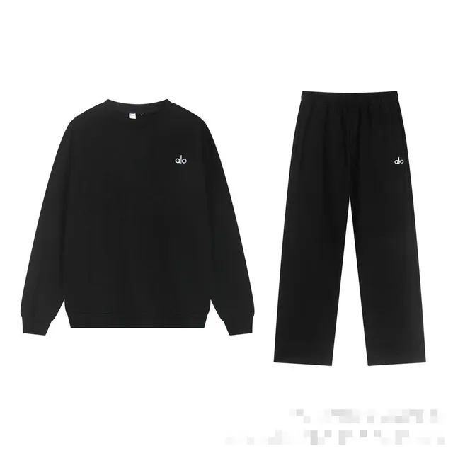 黑色圆领直筒-套装