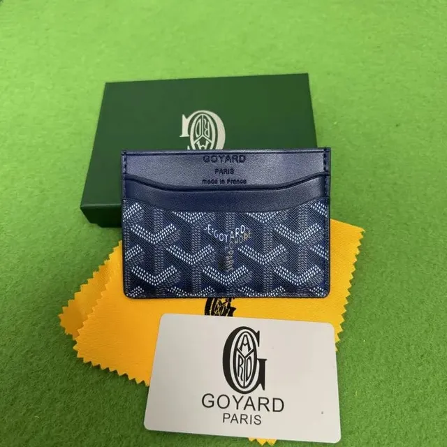 Goyard Card Holder Goyardine Canvas