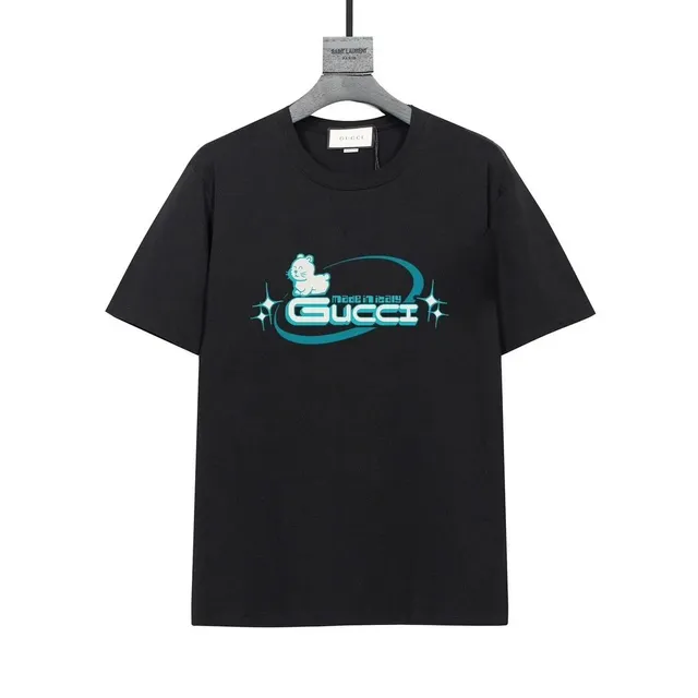 Gucci × Saint Laurent Graphic T-Shirt Cat Logo Print