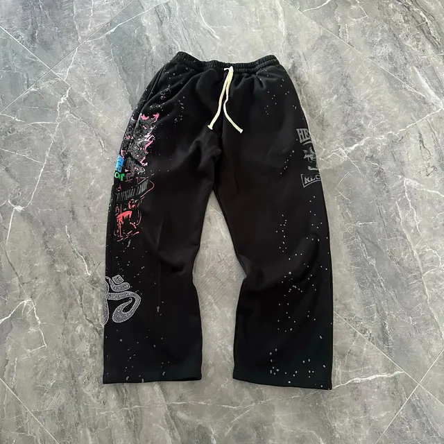 Hellstar Graphic Sweatpants Splatter Print