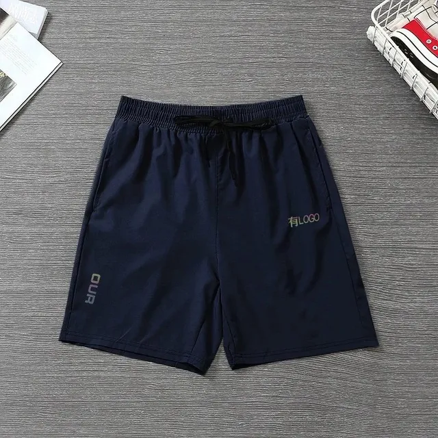 Embroidered Athletic Shorts
