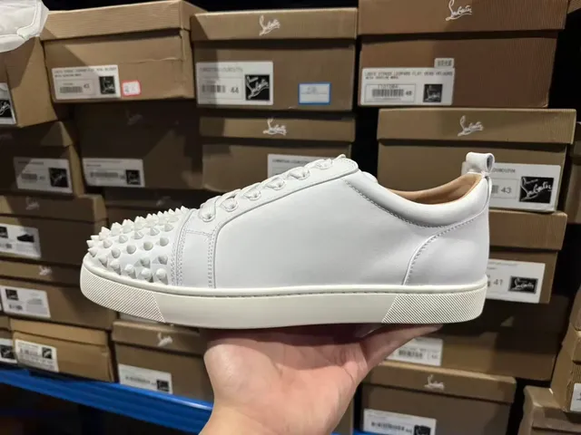 Christian Louboutin Louis Junior Flat Spikes