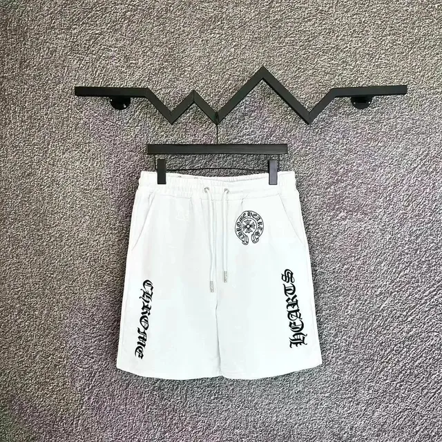 Logo-Print Shorts Chrome Hearts Cross Logo