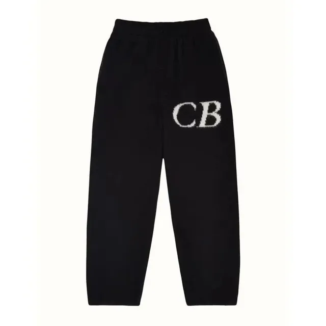 Cole Buxton CB Knit Trousers Logo Knit