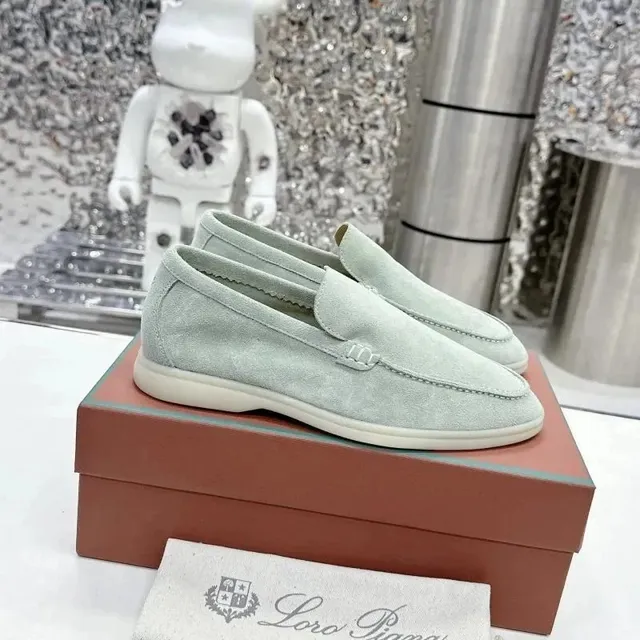 Loro Piana Loafer Mint Green Suede