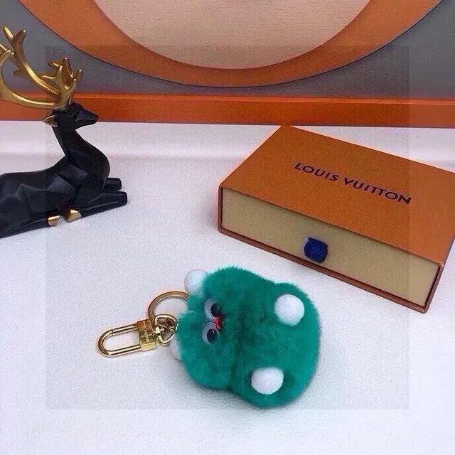Louis Vuitton Furry Keychain Monster Design