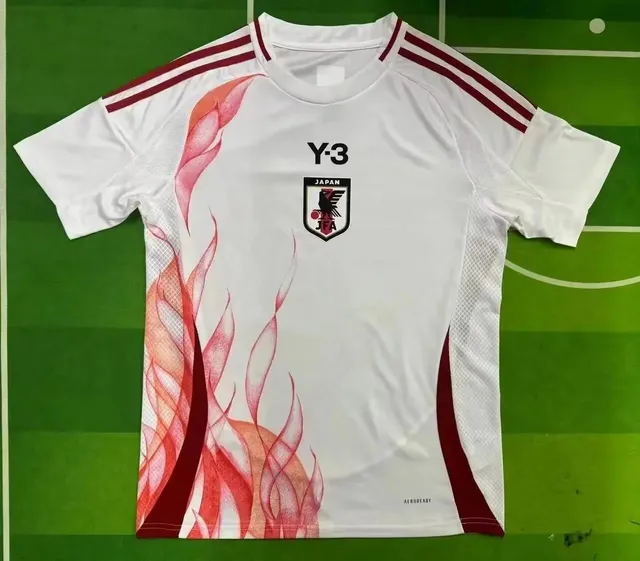 Y-3 Japan National Team Jersey Flame Graphic