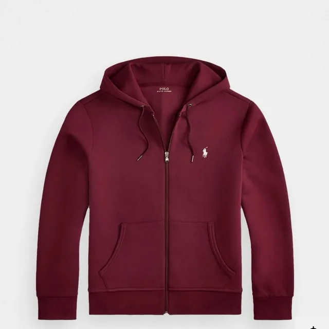 Polo Ralph Lauren Classic Fit Full-Zip Hoodie Burgundy