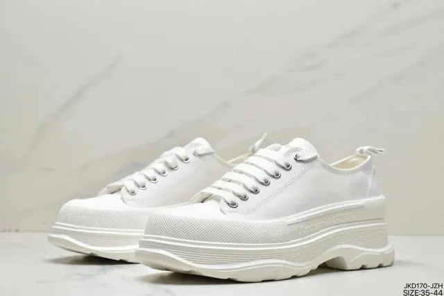 Alexander McQueen Oversized Sneaker Triple White