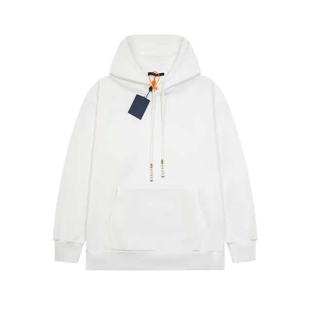 Off-White Hooded Sweatshirt Embroidered Logo
